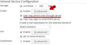 Confirmation dialog that SMTP is enabled via Manage Users.